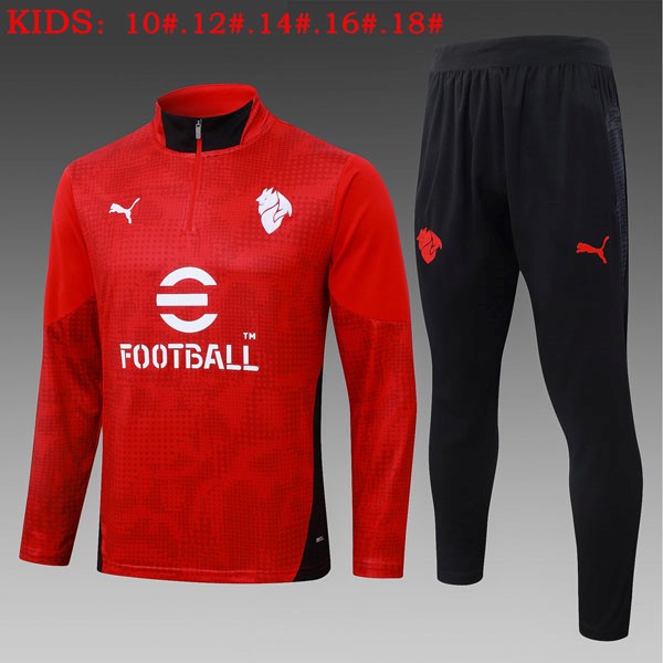 Ninos Sudadera De Training AC Milan 2026-2027 Rojo